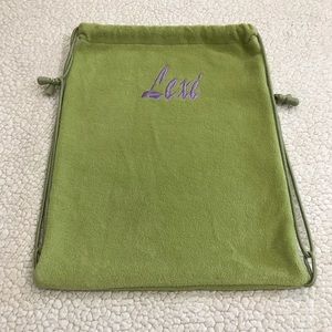 Girls Lexi Drawstring Backpack Tote Green 
Bath & Body Works Bag
Size: 15” H x…